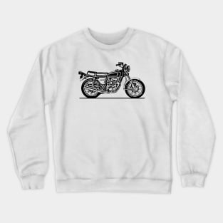 CB360T Motorcycle Sketch Art Crewneck Sweatshirt